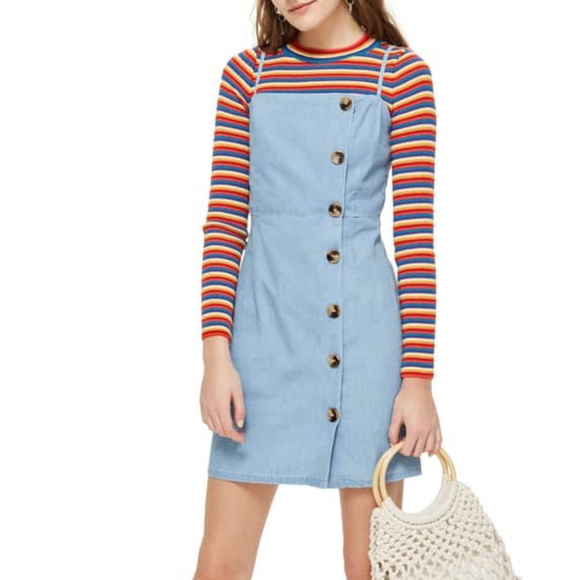 topshop jean dress